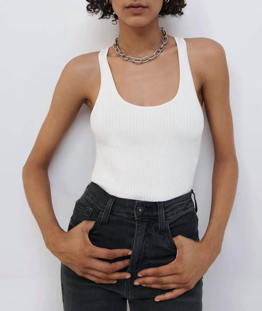 Jonathan Simkhai - Cecilia Scoop Neck Crop Top