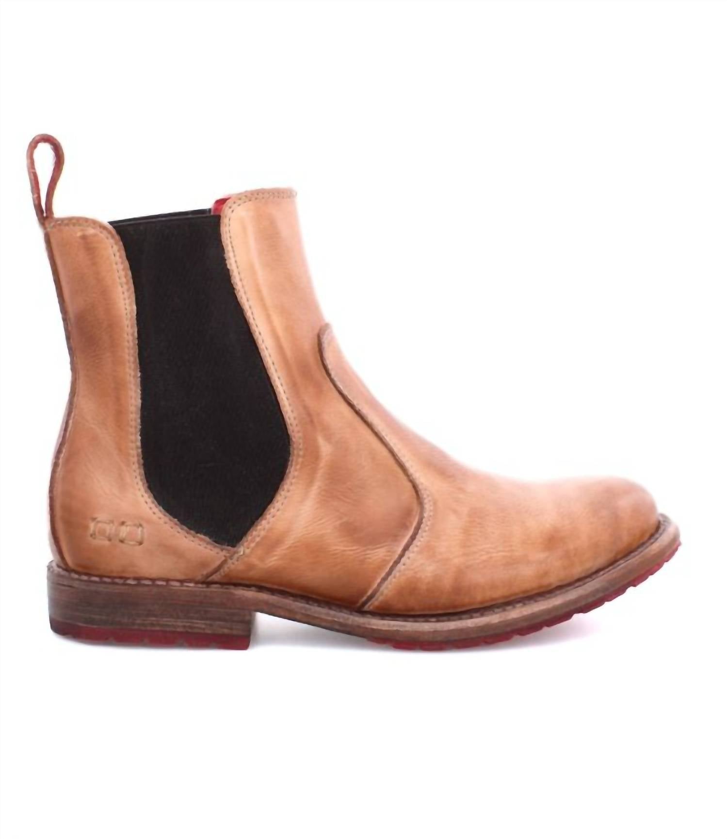 BEDSTU Women's Nandi Chelsea Lux Boots in tan rustic - women's shoe
