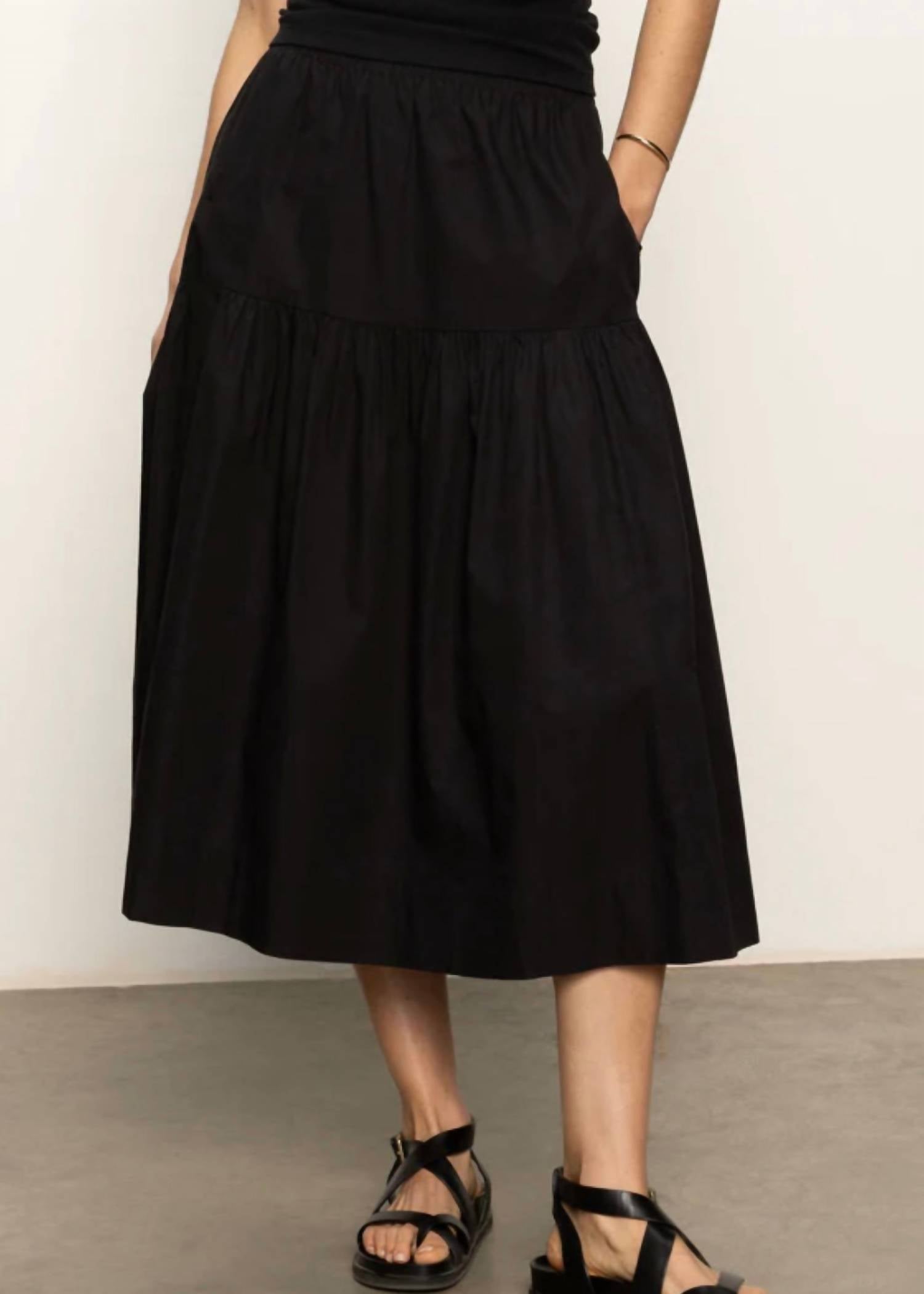 Sanctuary - Poplin Prairie Midi Skirt