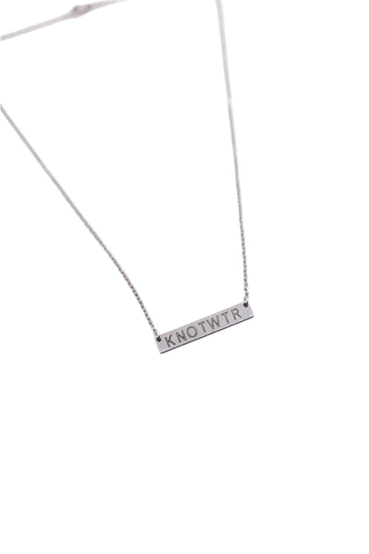 Knotwtr - Unisex Thin Necklace