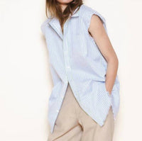 Raquel Allegra - Gardener Stripe Shirt