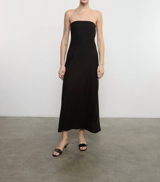 Enza Costa - LINEN BIAS DRESS