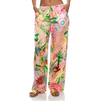 Luli Fama - Opulent Eden Elastic Waistband Pants