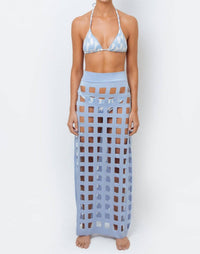 Mar De Lua - Filipa Laser Cut Skirt