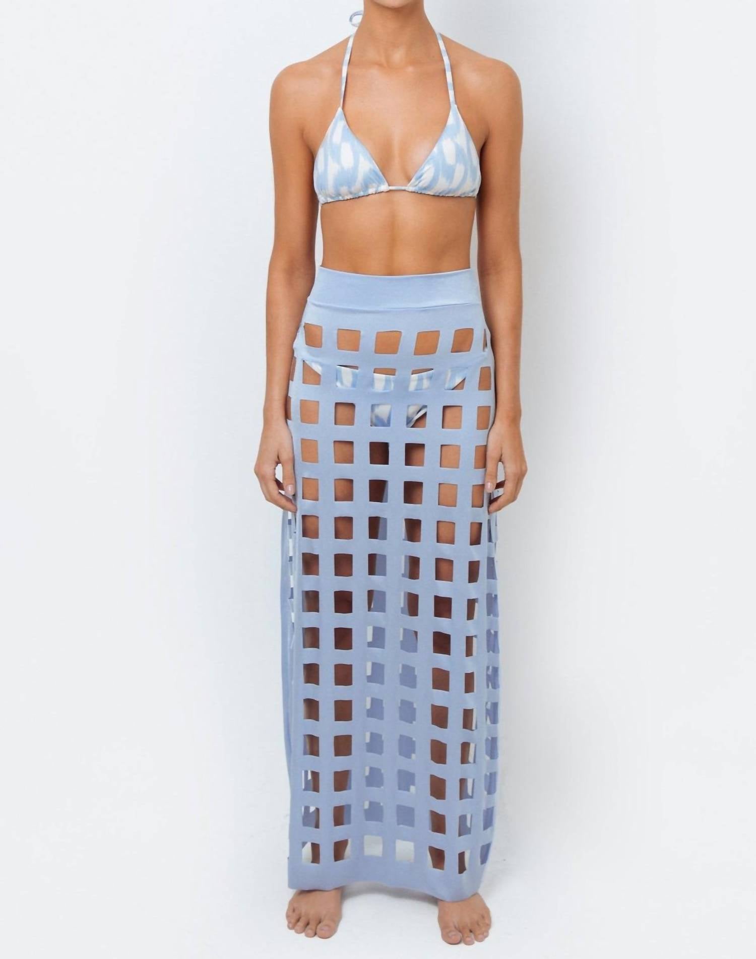 Mar De Lua - Filipa Laser Cut Skirt
