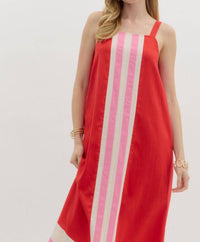 Entro - Porch Swing Color-Block Dress