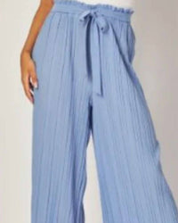Love Poem - Tie Front Pleated Pant