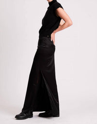 Beryll Naomi Silk Skirt in black - women's skirt - alternate view