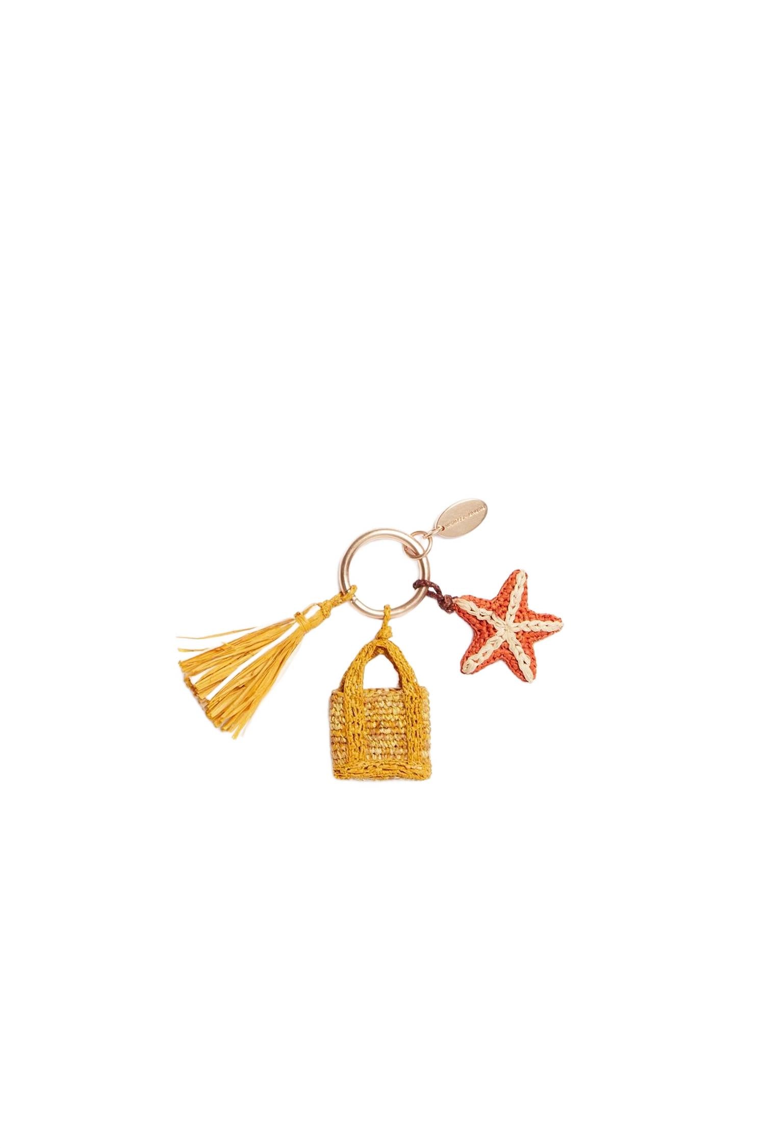vanessabruno Etoile Charm in beige - women's accessory