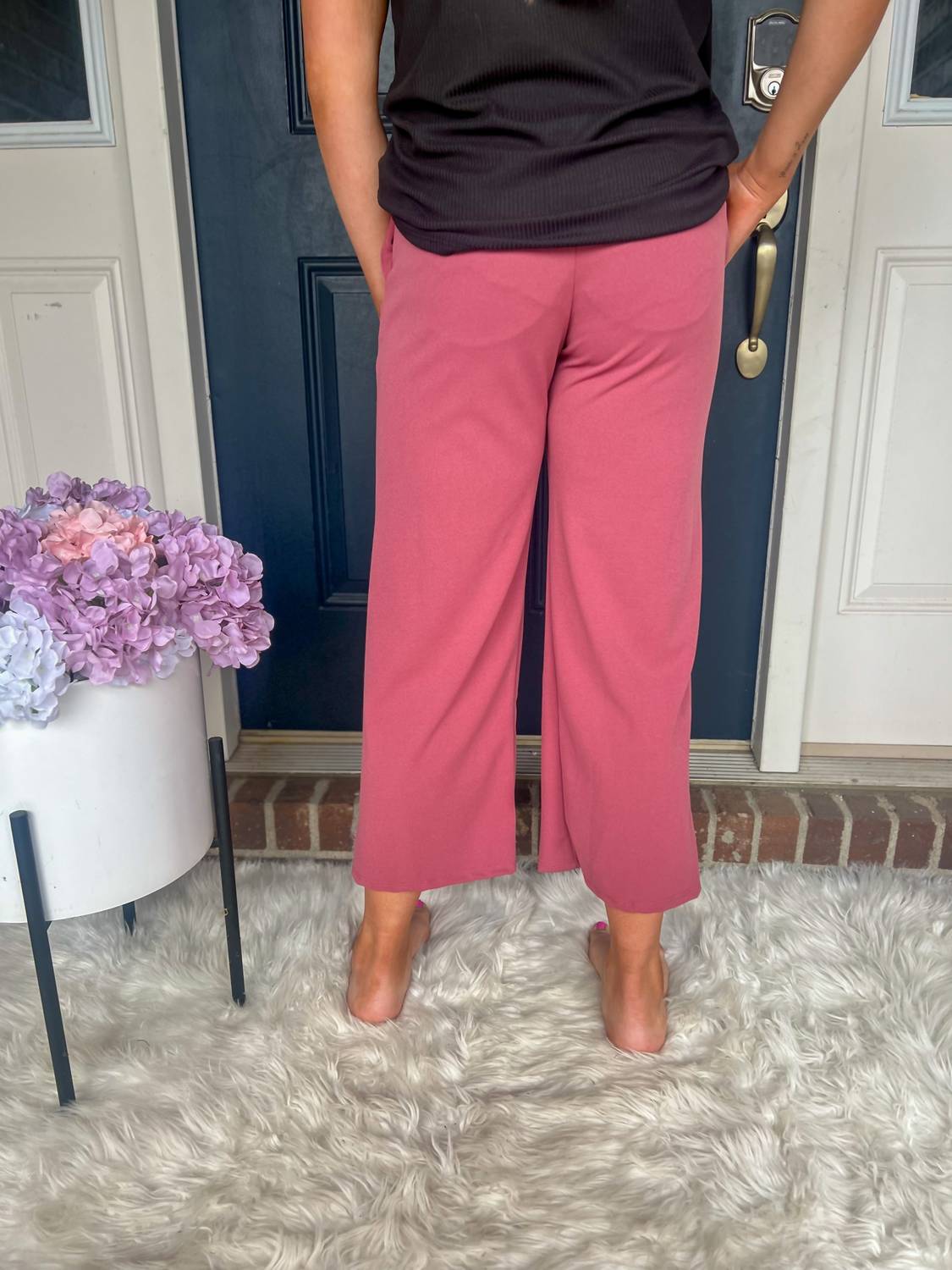 Heimish Usa - Lucy Wide Leg Stretchy Crop Pants