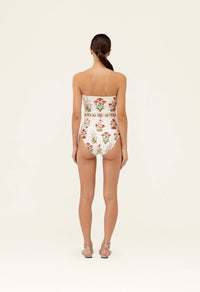 Agua By Agua Bendita - Ilusion Canna Strapless One-Piece Swimsuit