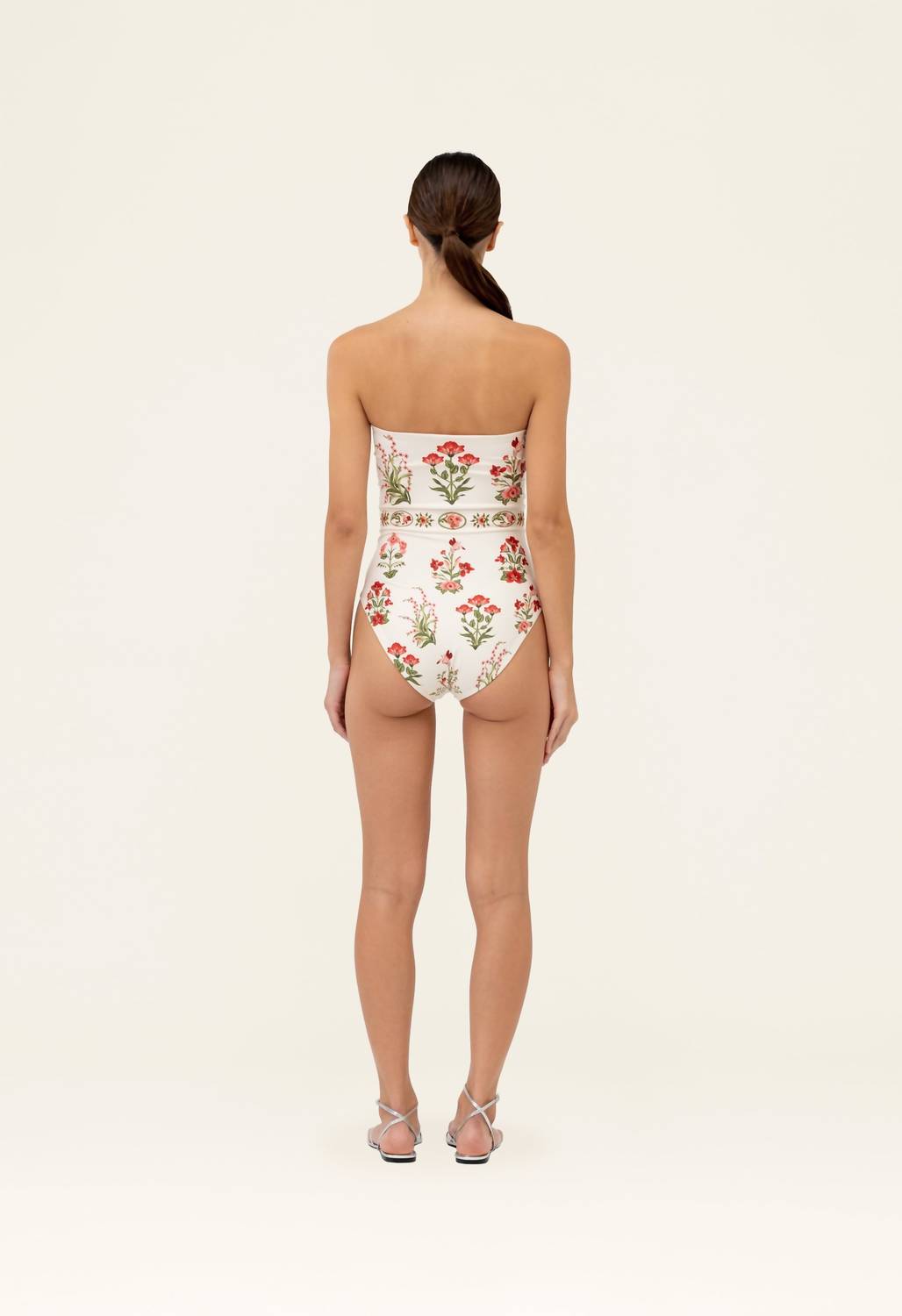 Agua By Agua Bendita - Ilusion Canna Strapless One-Piece Swimsuit