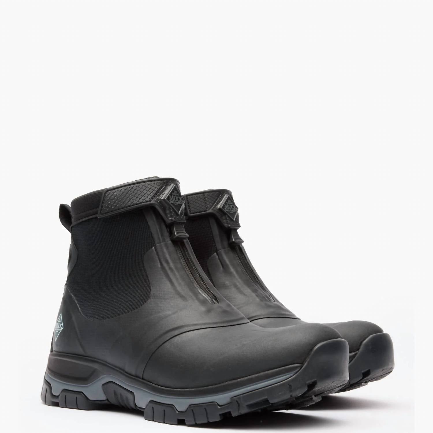 MUCK Men's Apex Mid Zip Boot in black gray - men's boots - view 4