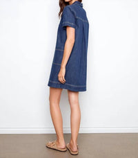 Charlie B - Short Sleeve Denim Dress