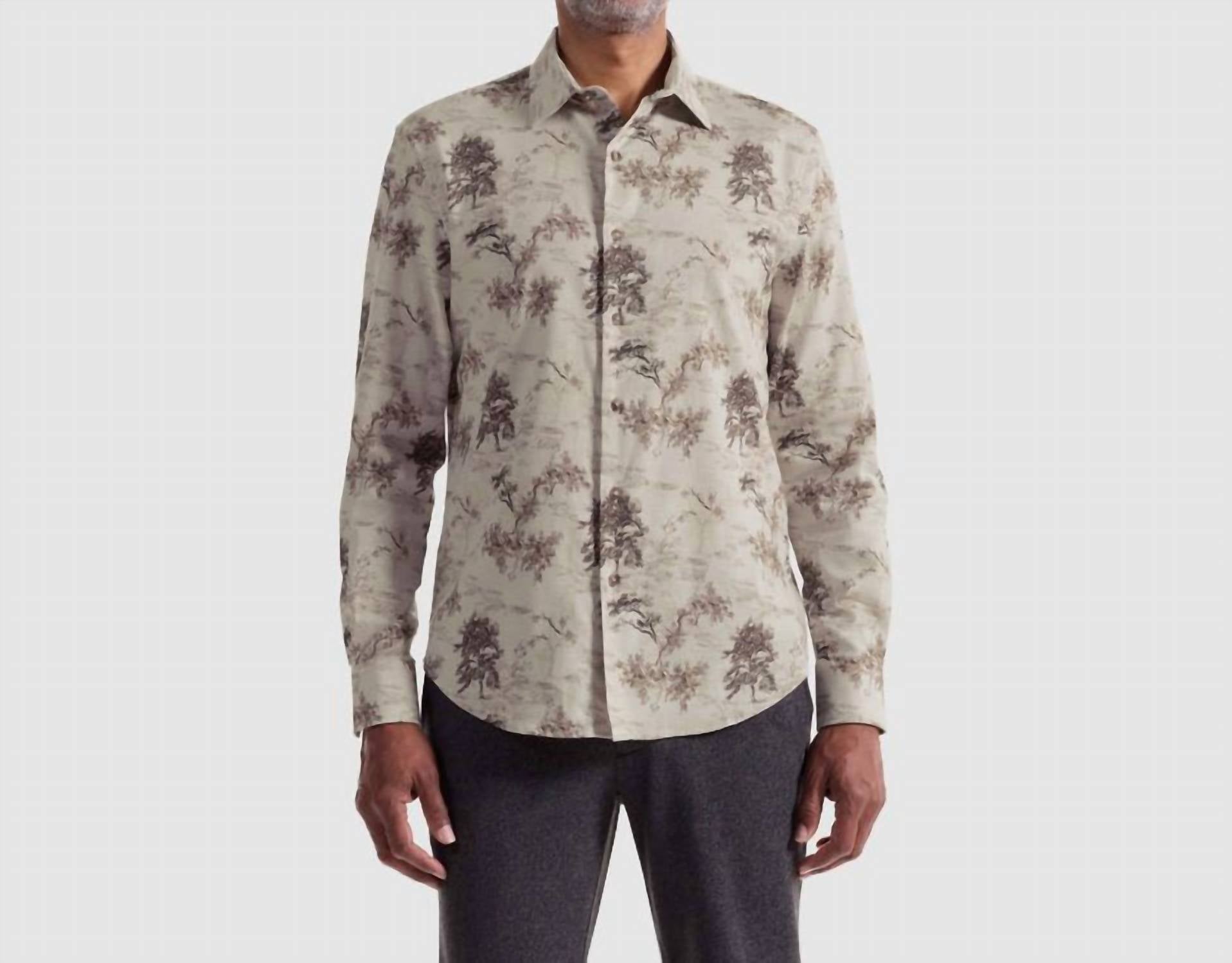 Bugatchi Uomo - Julian Nature Toile De Jouy Shirt