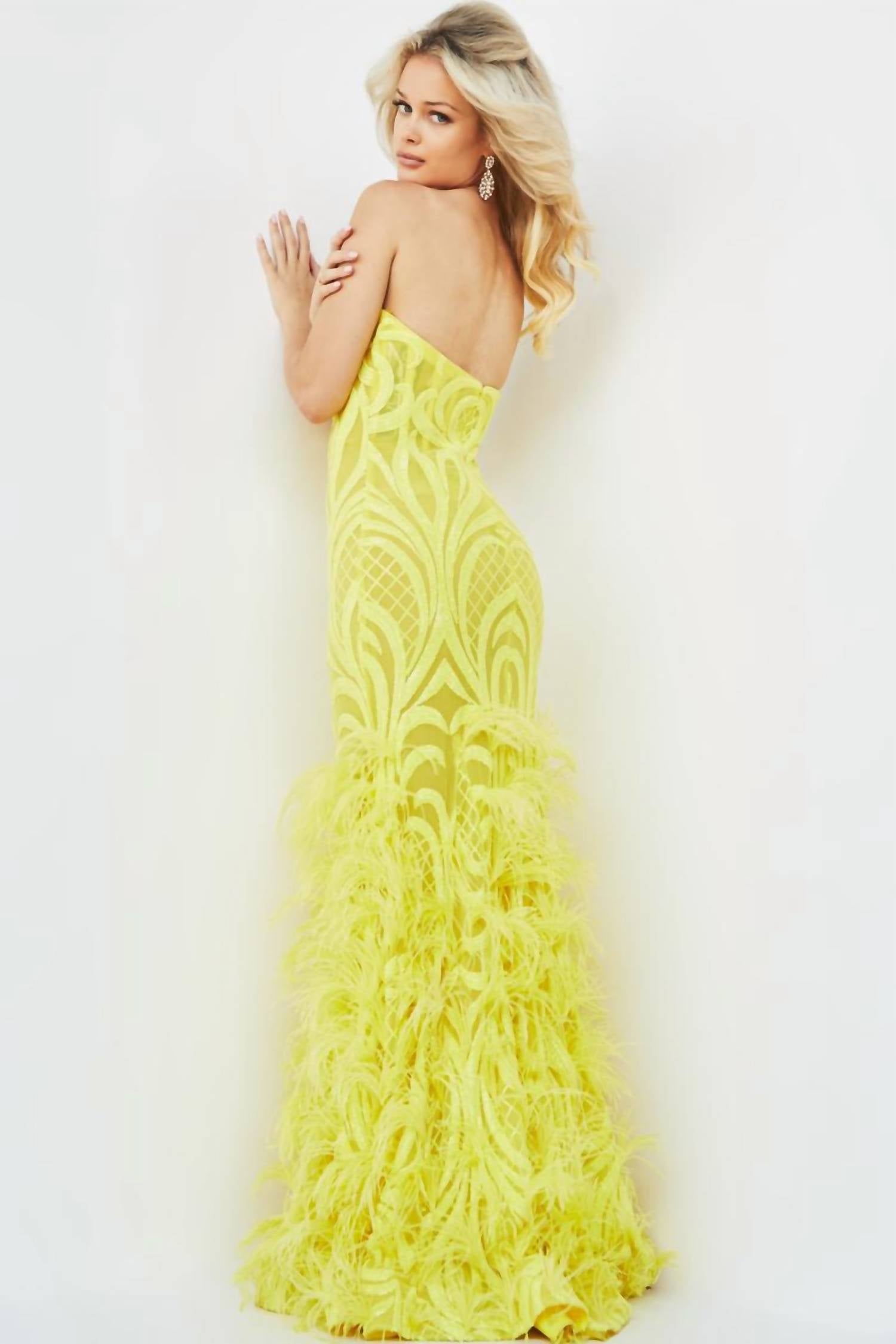 Jovani - Sequin Embellished Sheath Prom Dress