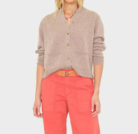 XIRENA Lillian Cardigan in heather brown - women's cardigan
