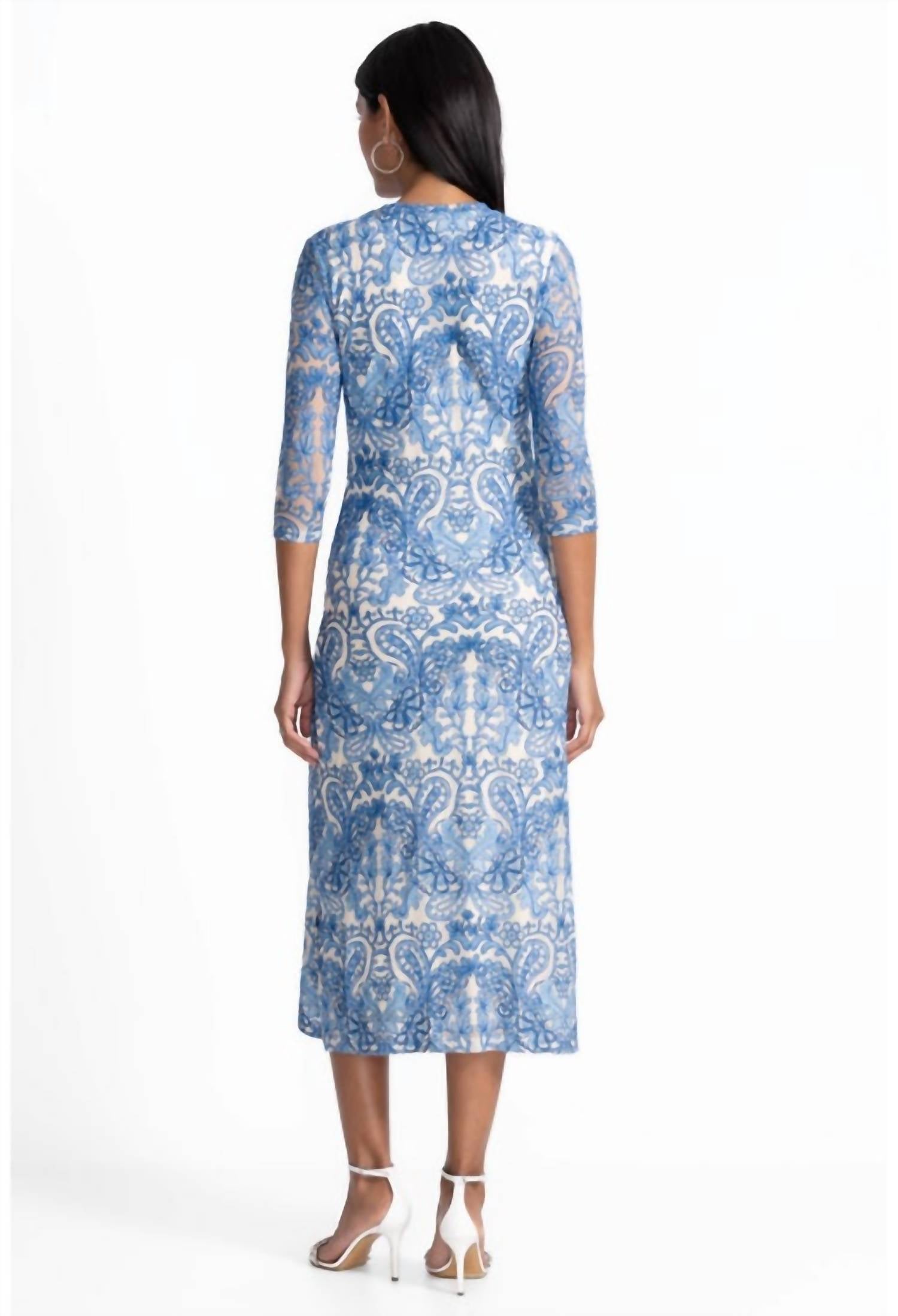 Johnny Was - WYNIFRED MESH MIDI DRESS