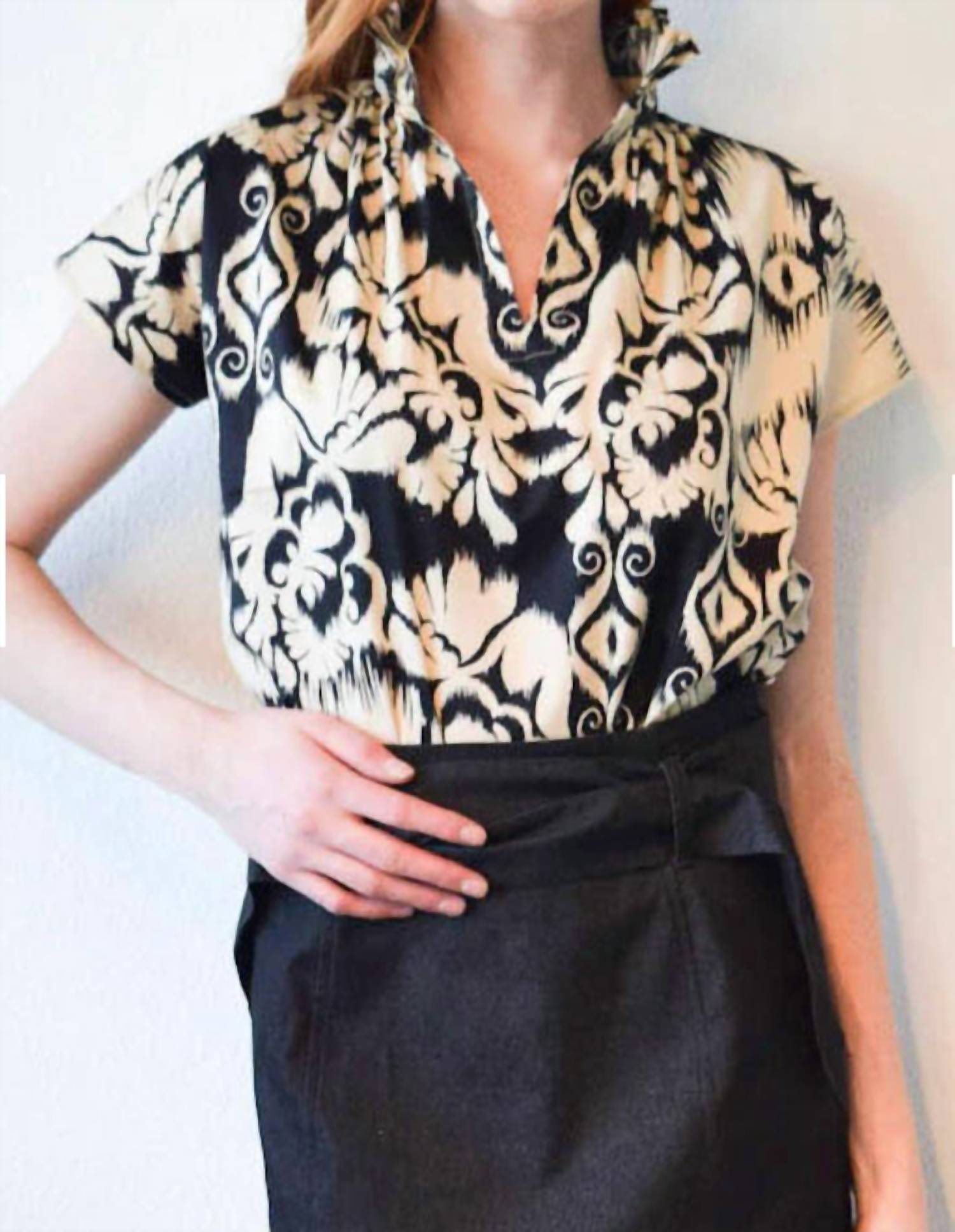 Never A Wallflower - Vicki Short Sleeve Top