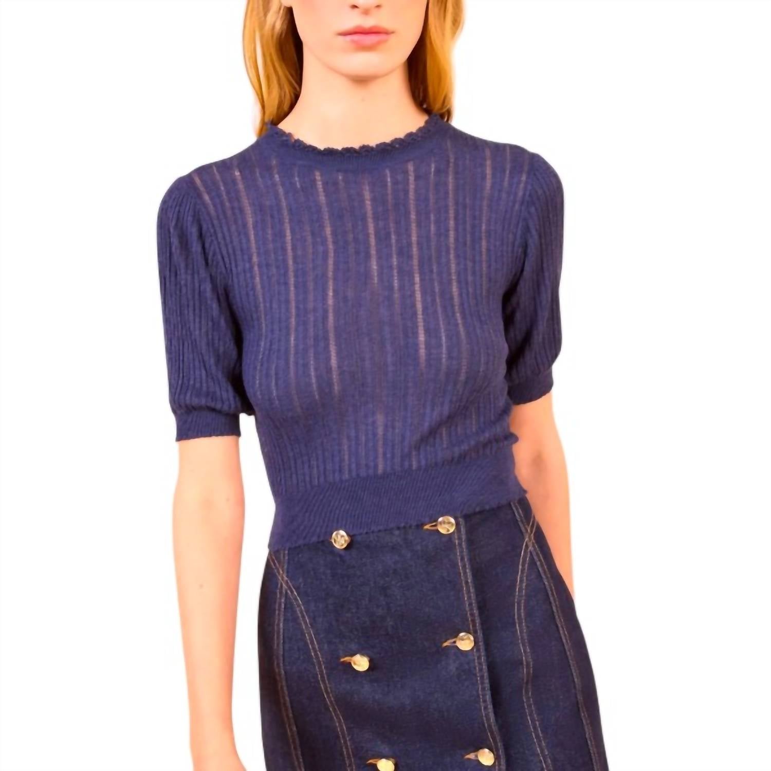 Ulla Johnson - Gemma Short Sleeve Knit Top