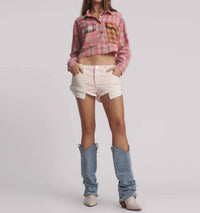 One Teaspoon - Bandits Low Waist Denim Shorts