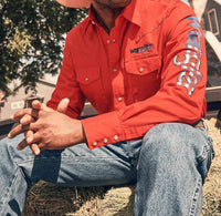 Wrangler - American Flag Logo Shirt