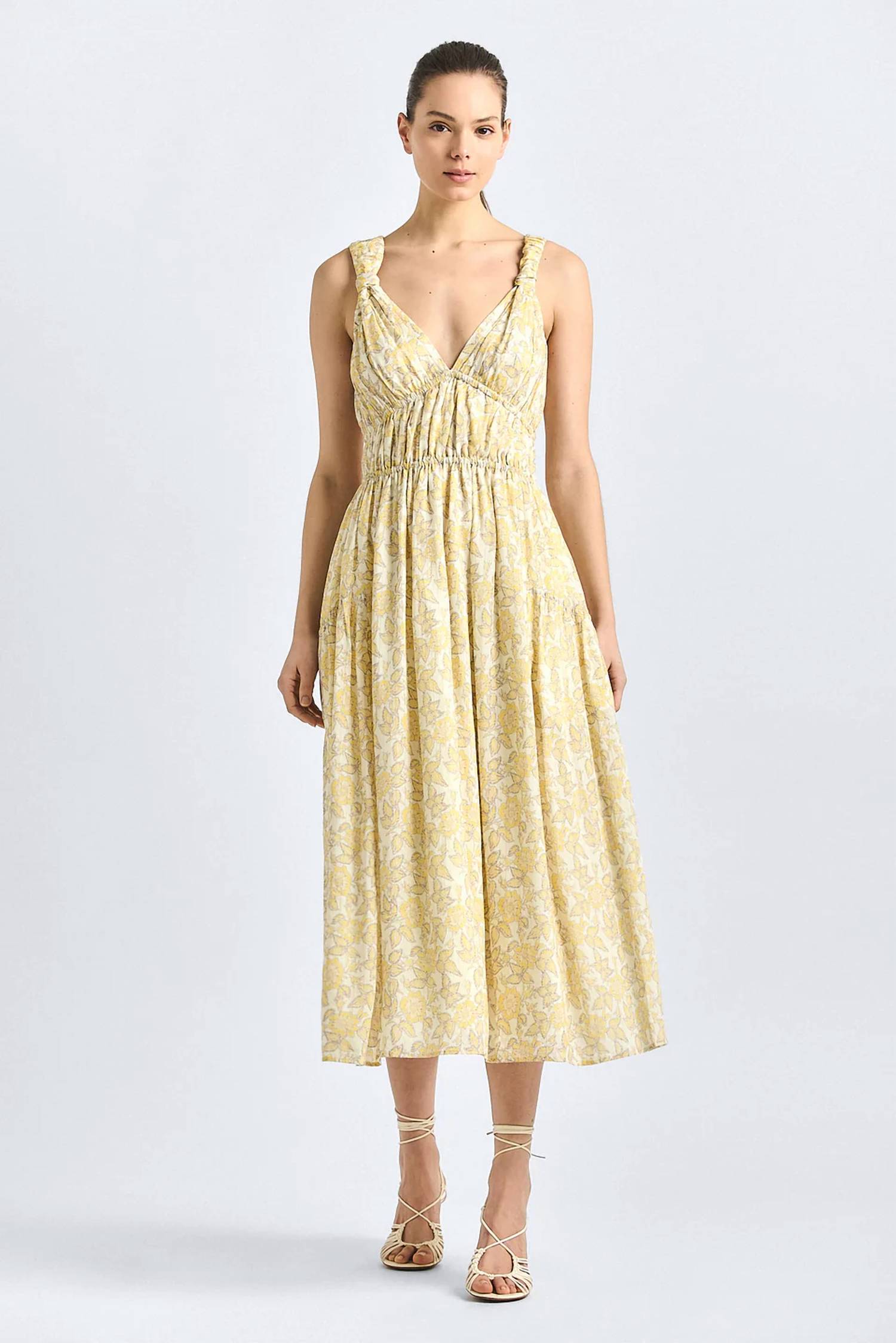Derek Lam 10 Crosby - Sorrel Printed Voile Midi Dress