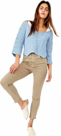 Free People - Raw High Rise Jeggings