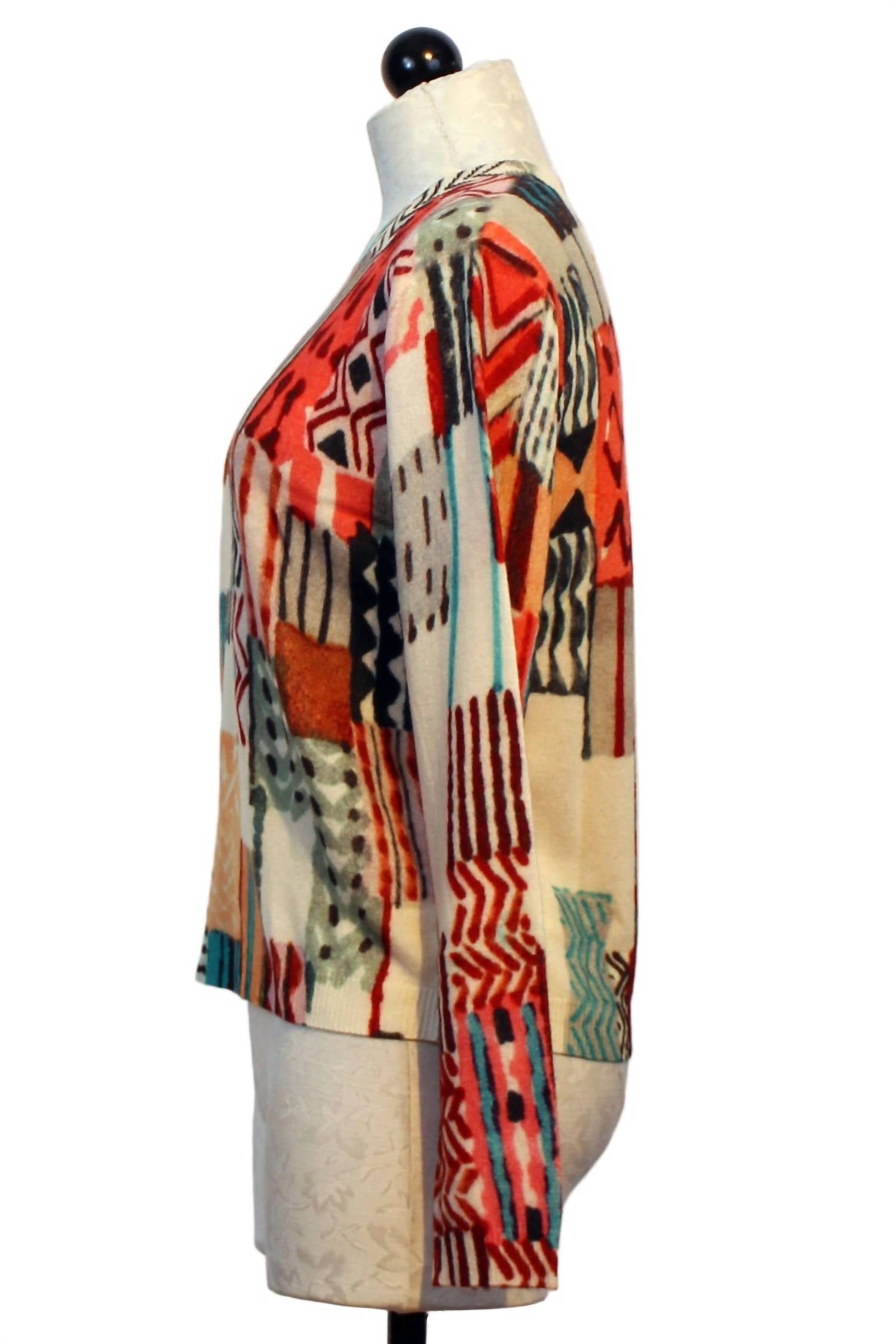 Aldo Martins Bonete Long Sleeve Sweater in multicolor - women's sweater - view 4