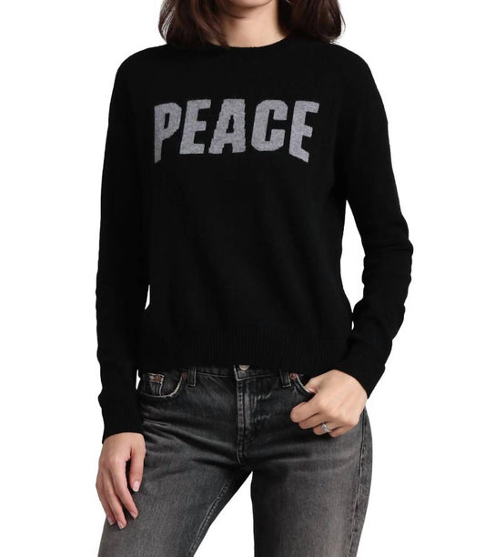 Minnie Rose - Peace Cashmere Sweater