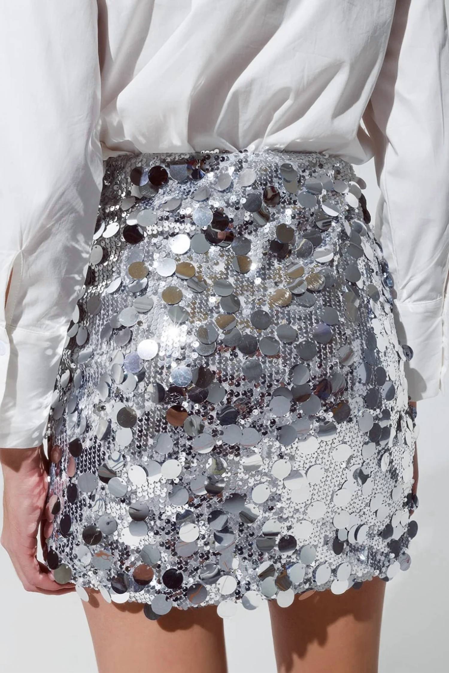 Q2 - Big Sequin Mini Skirt