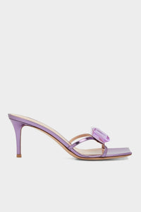 Gianvito Rossi - Women's Jewel Iridescent Leather 70 Mule Sandal