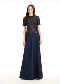 Emily Shalant - Taffeta Bias Long Skirt