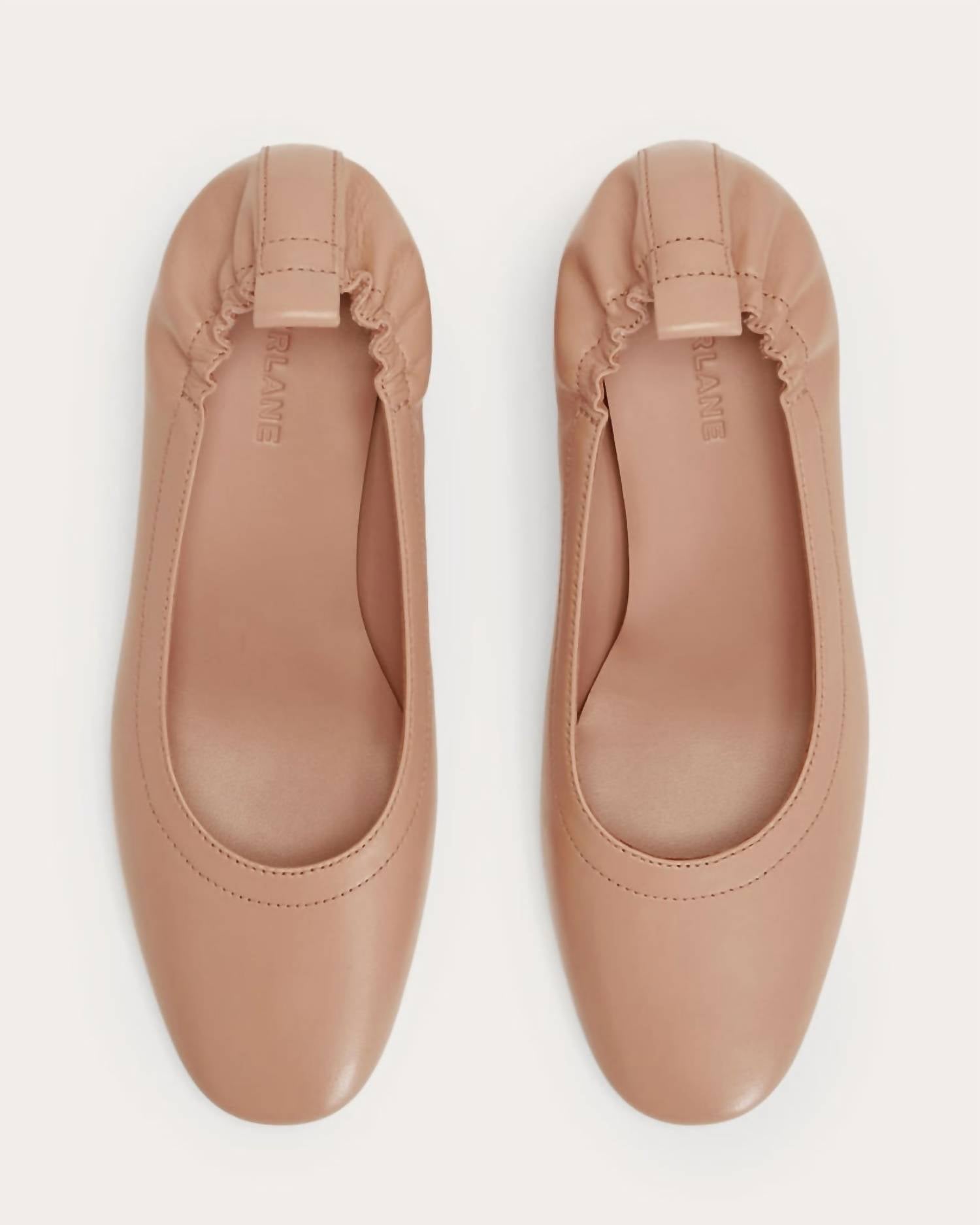 Everlane Women's The Day Heel in blush tan - women's heels - alternate view