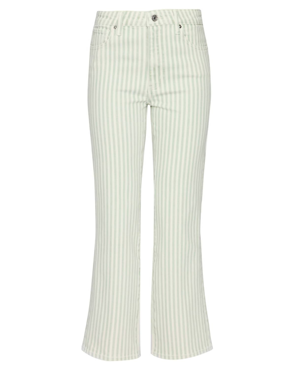 FRAME Reboot Crop Jeans in seamist stripe - women's pants - view 5
