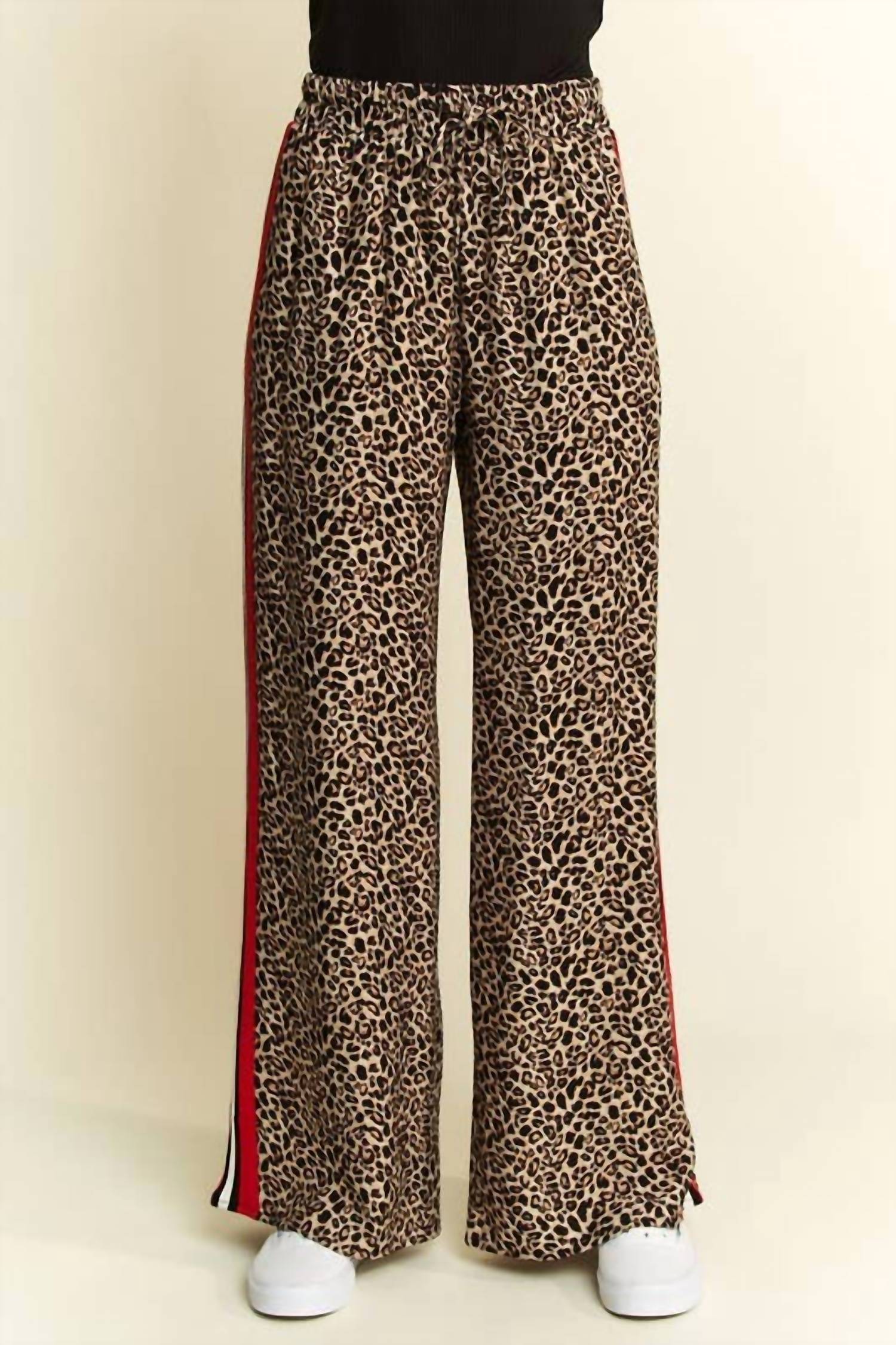 Jade By Jane - Leopard Contrast Trouser