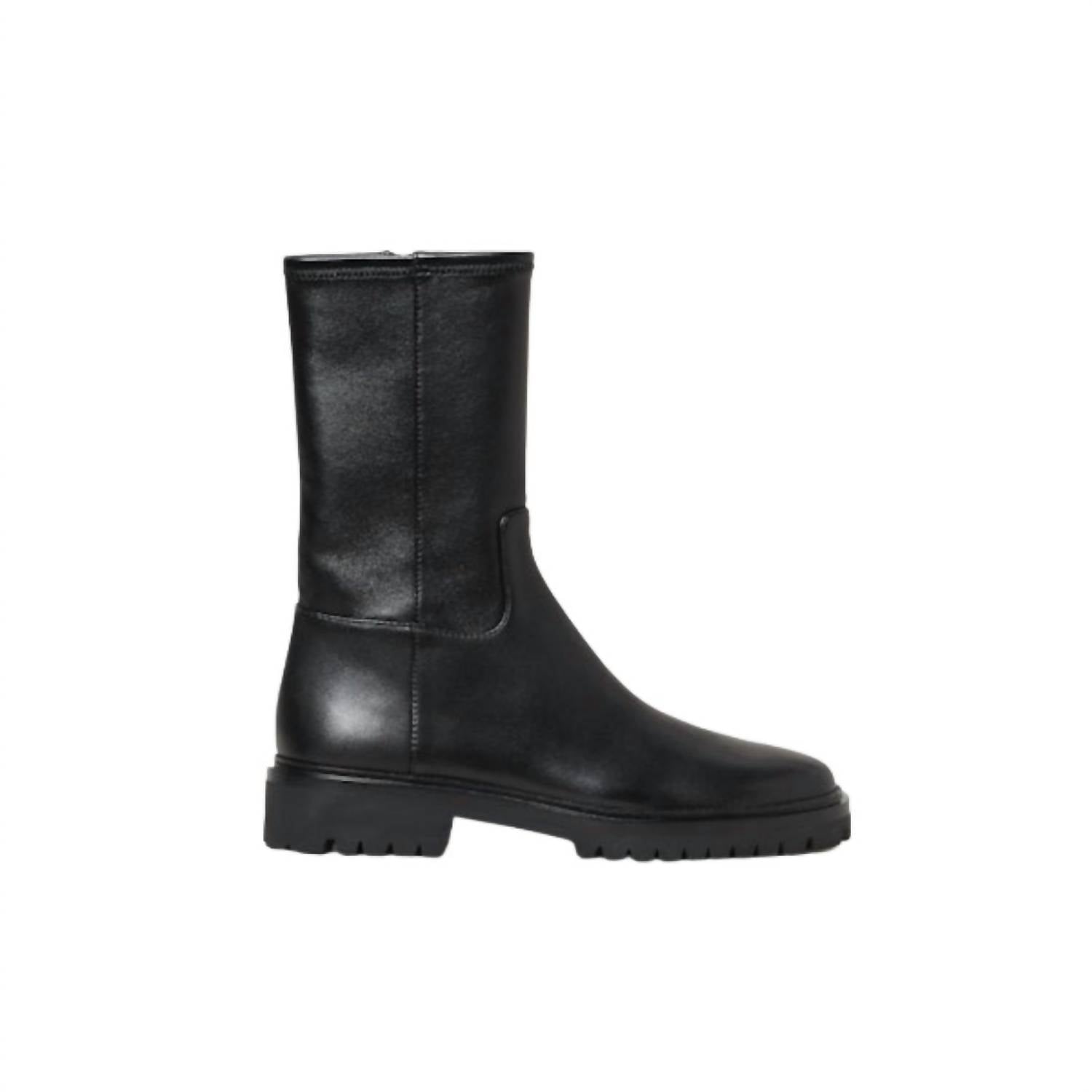 Loeffler Randall - Women's Danny Tall Ankle Lug Sole Boot