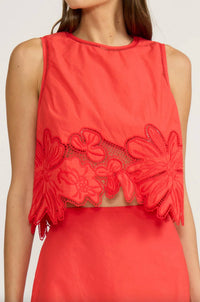 Lucy Paris - Women's Kayla Eyelet Top