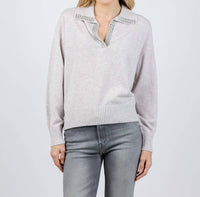 Repeat Cashmere - Collared Cashmere Sweater