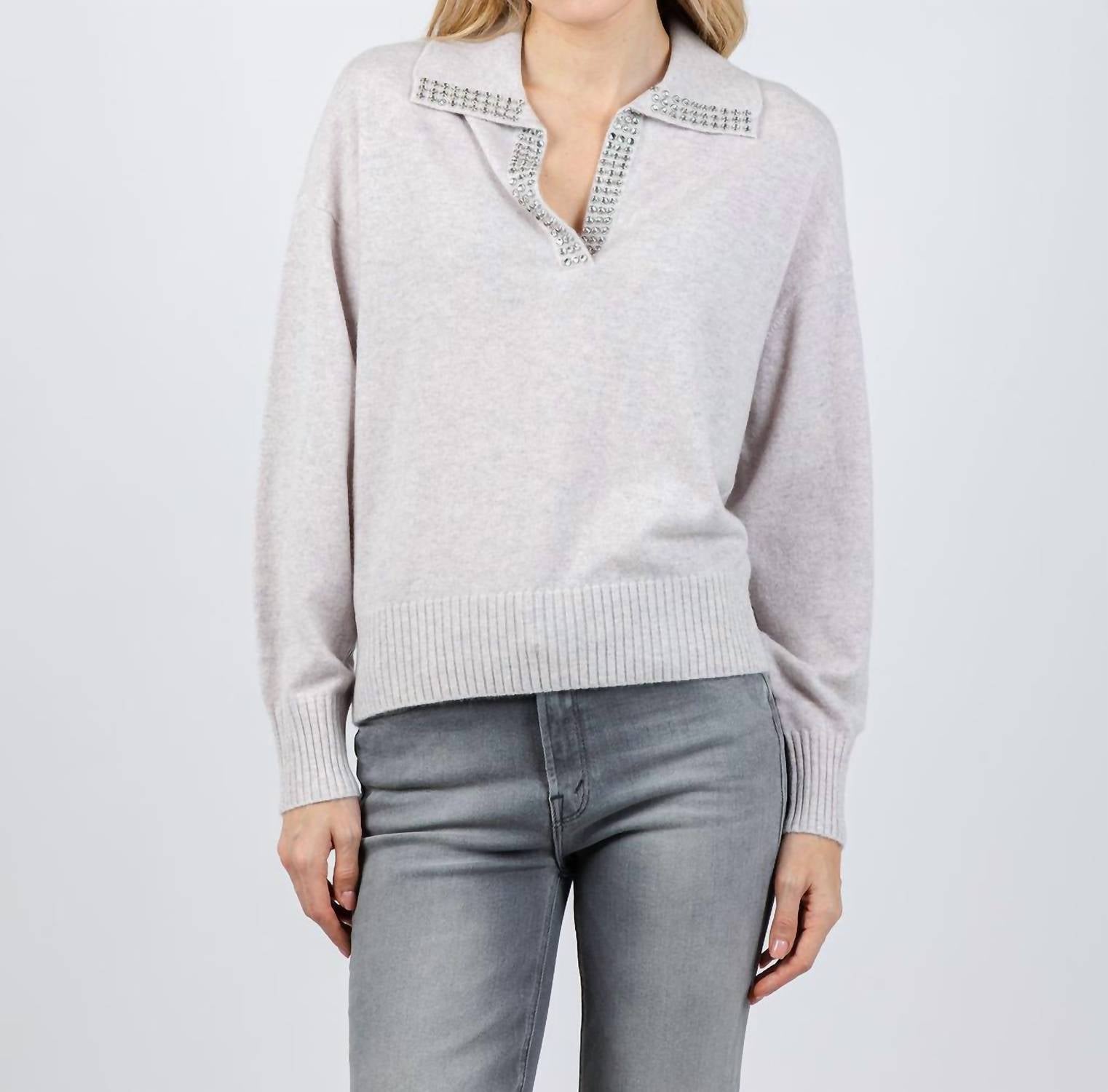 Repeat Cashmere - Collared Cashmere Sweater