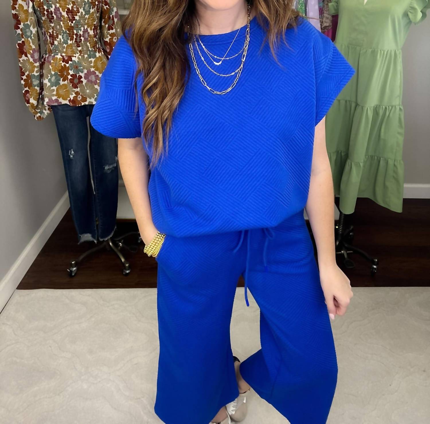 See And Be Seen - Call My Jet Textured Pants