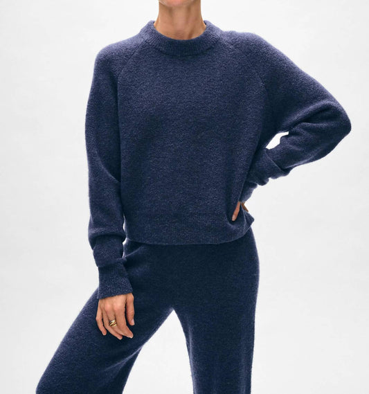 White + Warren - Boucle Cashmere Blend Sweatshirt