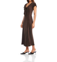 Fifteen Twenty - Emmeline Tie Front Bias Dress