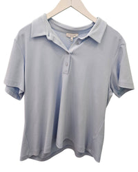 J. Society - Women's Short Sleeve Cropped Polo Top - Plus