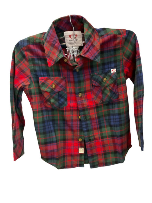 Appaman - Boys Flannel Button Down Shirt