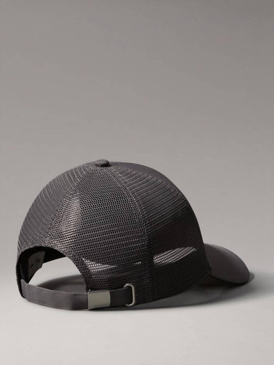 Calvin Klein - Men's Logo Sili Patch Ball Mesh Back Trucker Cap