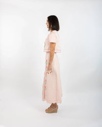 Garland Bags - Emmy Cropped Top And Midi Skirt Set