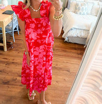 Thml - Hibiscus Tiered Maxi Dress