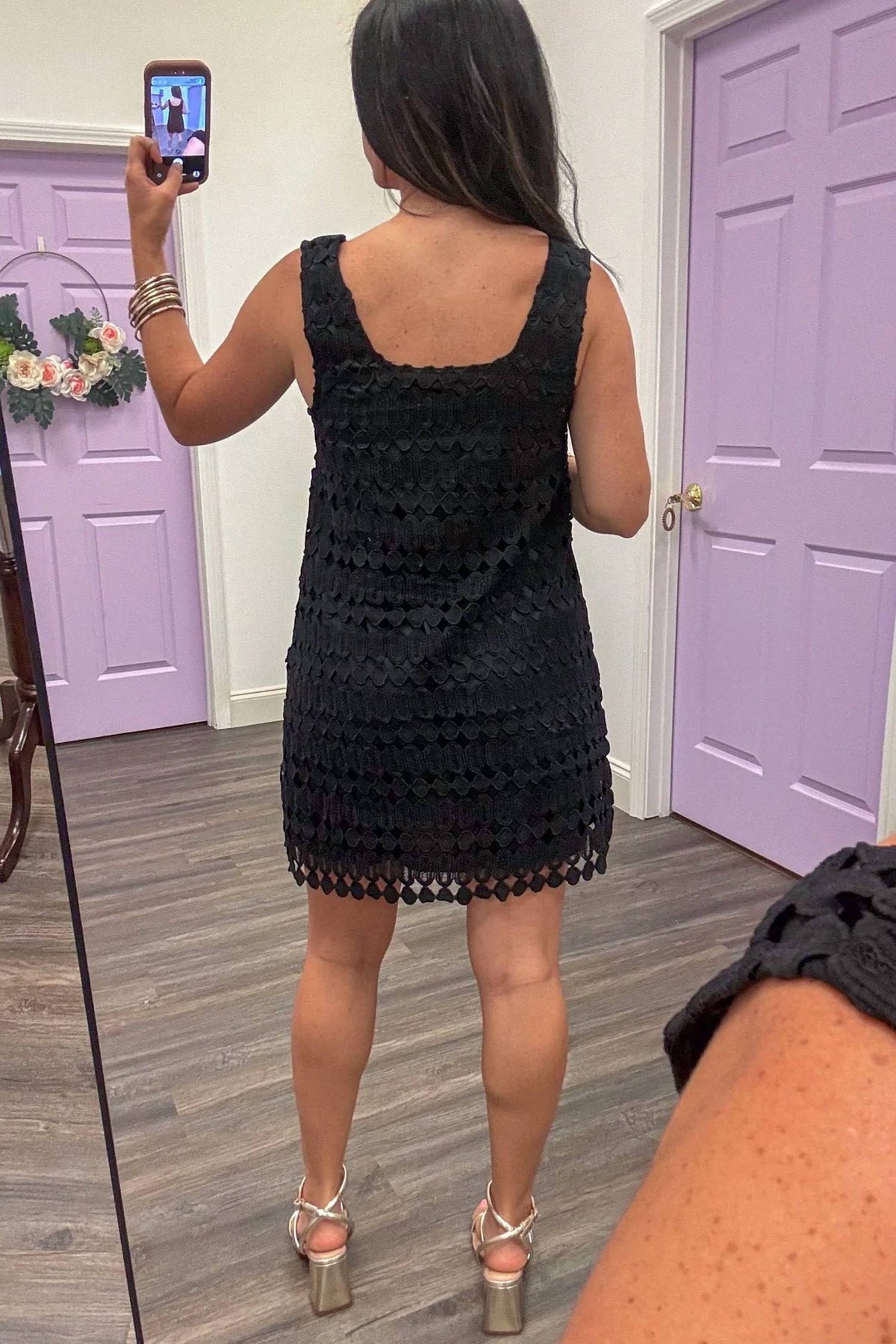 Entro - Crochet Mini Dress
