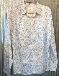 Zexi - Men's Floral Button Shirt